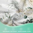 thumbnail image 4 of Eucalyptus Leaves 60 inch Round Tablecloth,White Rose Flowers Circle Table Cover Stain Resistance Water Repellent Wrinkle-Free Table Cloth for Home Kitchen Dining Party Patio Indoor Outdoor, 4 of 6