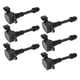 thumbnail image 4 of Bobina de encendido del motor, 6 bobinas de encendido del motor 22448 8J115 de repuesto para Altima Maxima Murano Pathfinder, 4 of 14
