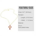 thumbnail image 3 of Collier Pendentif Statue pour Femme Minorité Mode Polyvalent Chaîne de Collier Zircon, 3 of 6