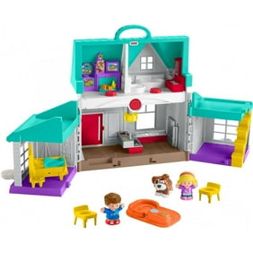 Fisher Price My First Dollhouse With Mommy Daddy And Baby