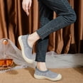 thumbnail image 4 of Narveanno Women's Barefoot Shoes Walking Shoe Zero Drop Sole Soft Yoga Work Lightweight Home Non Slip Sneakers Barefoot for Women Gray 9, 4 of 7