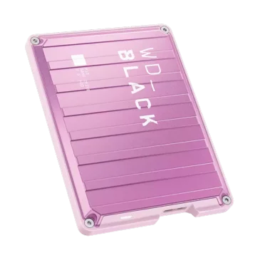 WD_BLACK 4TB P10 Game Drive USB 3.2 Gen 1, 2.5" Portable External Hard Drive HDD, Compatible with Playstation, Xbox, PC, & Mac, Pink - WDBZ7D0040BPK-WESN