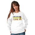thumbnail image 4 of Don’t Get Older Level Up Gamer Geek Unisex Plus Fleece Graphic Sweatshirt Brisco Brands 2X, 4 of 5