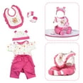 thumbnail image 4 of Vêtements de Poupée Bébé simulation multiple Rose Adaptés pour 20-22 Pouces 50-55 cm e-commerce, 4 of 7