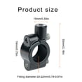 thumbnail image 3 of CNKOO 2 Pcs Support de Miroir pour Guidon de Vélo en Alliage d'Aluminium, Support de Miroir Réglable pour Vélos et Motos, 3 of 8