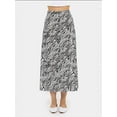 thumbnail image 3 of Floral High Waist Buttoned Maxi Skirt, 3 of 5