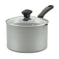 thumbnail image 5 of Farberware Cookstart Aluminum DiamondMax Nonstick Straining Saucepan, 3-Quart, Silver, 5 of 5