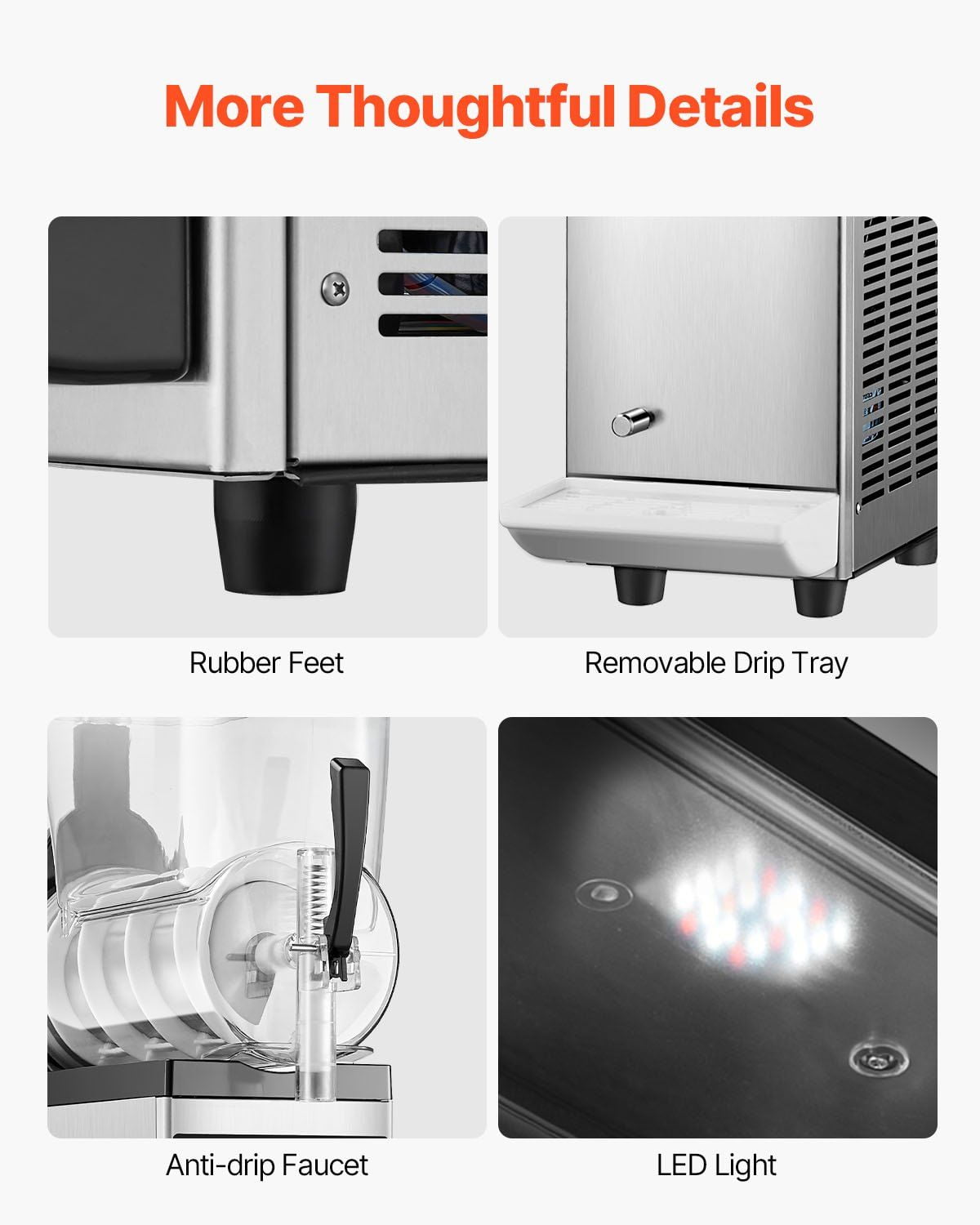 12L Slushy Machine Commercial Grade - Margarita, Smoothie & Frozen Drink Maker