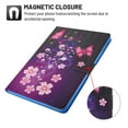 thumbnail image 3 of Dteck Folio Case for Samsung Galaxy Tab A7 10.4" 2020 SM-T500 T505, Slim Fit PU Leather Multi-angle Viewing Stand Shockproof Case Built-in Card Slots Cover,38# Pink Butterfly, 3 of 7