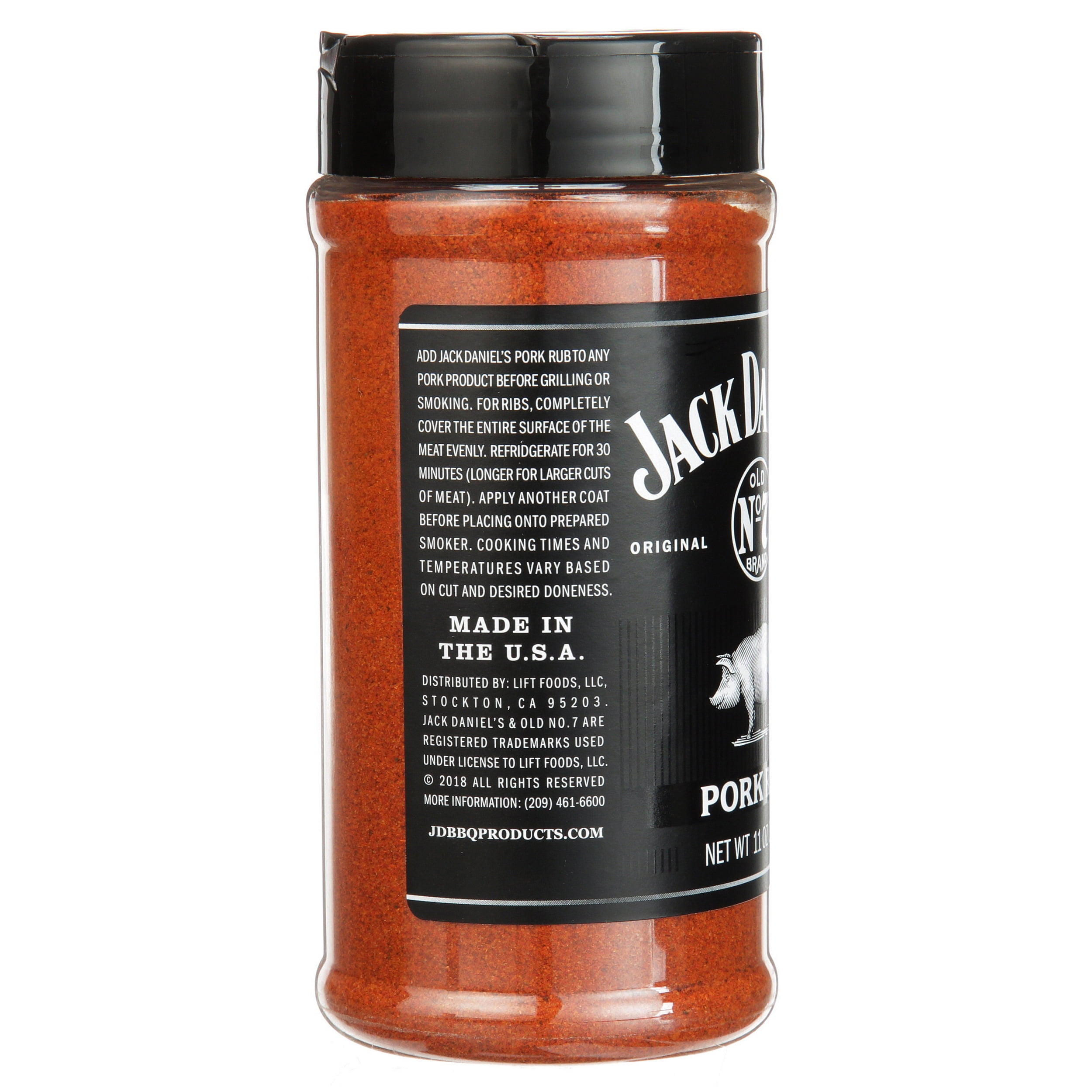Jack Daniel s Old No. 7 Brand Pork Rub Seasoning 11 oz. Walmart