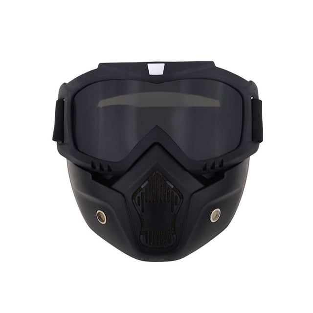 Paintball Mask Anti-Fog Airsoft Máscara de cara completa y gafas desmontables y ajustables Levamdar CPB-YY295-3