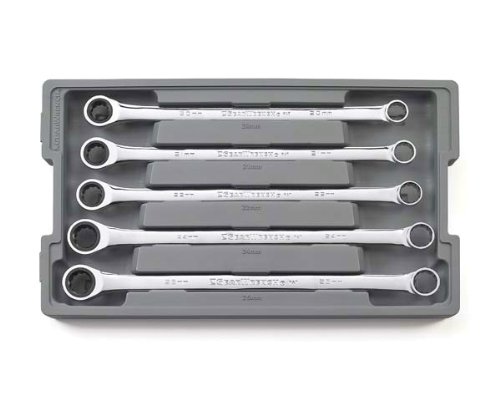 GearWrench 85099 16 Piece Metric XL Ratcheting Combination Wrench