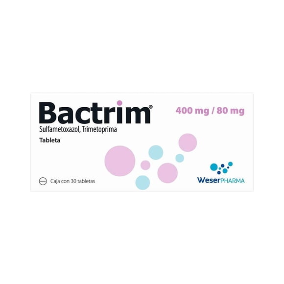 Bactrim 400 mg/80 mg 30 tabletas
