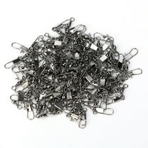 Elainilye Fishing Swivels Kit, 100pcs Barrel Snap Connectors, Interlock Rings for Tackle Rigging Gear