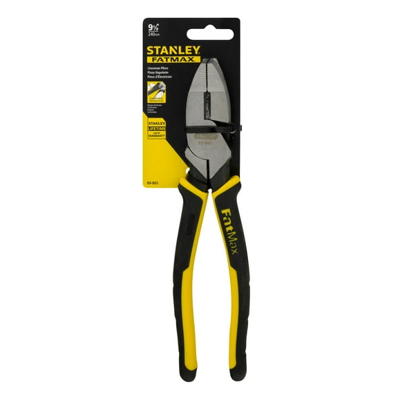STANLEY FatMax 89-865 9.5-Inch Flat Nose Linesman Pliers
