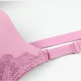 thumbnail image 2 of Small Chest Push Up Bra Underwire Lace Beautiful Back Daily Comfort Supportive Bra #Pink,XL, 2 of 9
