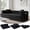 Black, variant on 5-in-1 Convertible Sofa Bed, 80.7 Inch Folding Corduroy Couch with Storage Pocket, No Assembly Required, 4 Pre-Shaped Frames and 2 Pillows, Space-Saving Multi-Function Sofa Couch