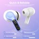 thumbnail image 2 of Auriculares inalámbricos BESNOOW Bluetooth 5.4 HiFi Stereo Blanco Púrpura, 2 of 7