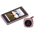 thumbnail image 4 of Visual , 10 Times Zoom 2500mAh Rechargeable Lithium Battery Smart Video Door Bell  For Home Security Rose Gold, 4 of 8