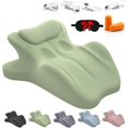 thumbnail image 1 of 2026 new Pillow, Sweet Surrender Couples Pillow, 27° Angle Perfect Position Couples Pillow, Rebound Couple Pillows, for All Posture(Green), 1 of 10