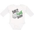 thumbnail image 3 of Inktastic Dad's Golf Buddy with Golf Ball Boys or Girls Long Sleeve Baby Bodysuit, 3 of 5