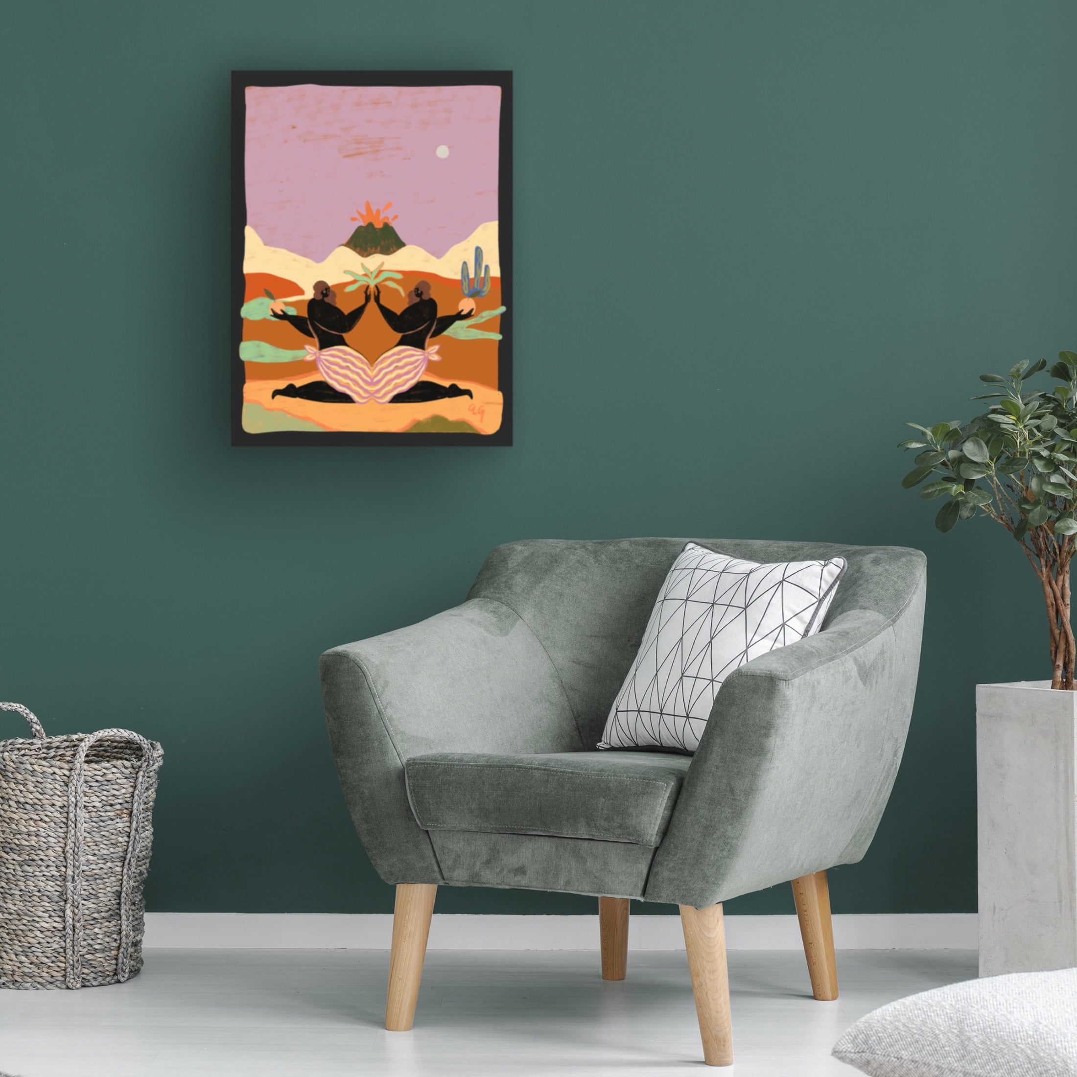 Trademark Fine Art Arty Guava  Lava.png Canvas Wall Art