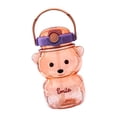 thumbnail image 3 of Vaso portátil reutilizable con forma de oso y pajita de apertura ancha 1000ml violeta, 3 of 9
