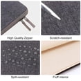 thumbnail image 3 of Funda para portátil DOISO 15.6 pulgadas impermeable gris oscuro, 3 of 7