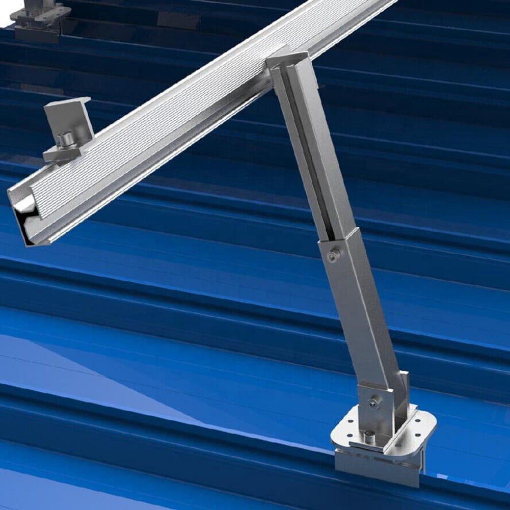 Solar Panel Racking PV Mounts Solar Mounting Bracket Solar Power Supplies 15-30 Degrees Adjustable Base Set Bracket