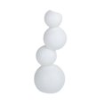 thumbnail image 4 of Jarrón de flores de cerámica para decoración del hogar, minimalista, artístico, moderno y sencillo. blanco, 4 of 9