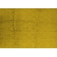 thumbnail image 1 of Ahgly Company Machine Washable Indoor Rectangle Solid Yellow Modern Area Rugs, 7' x 10', 1 of 4