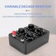 thumbnail image 5 of Simple Resistance Box 0-9999 Ohm Precision Variable Decade Resistance Teaching Instrument black, 5 of 5