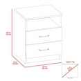 thumbnail image 5 of DeeHome Oklahoma Nightstand,Two Drawers, One Shelf, 5 of 6