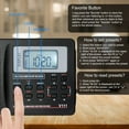 thumbnail image 5 of Retekess V111 Shortwave Radio, Portable Digital Radio Stereo Voice, Battery Operated with Favorite Key and Earphone Digital Alarm Clock for Hiking Walking,Christmas New Year Gift, 5 of 8