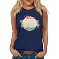 thumbnail image 2 of Nrmvnmi Vintage 40 Birthday Decorations Women 40th Big Day 1984 Tee T-Shirt Graphic Prints Sleeveless Tank Top Round Neck Blouse Top Mothers Day Gifts, 2 of 5