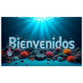 thumbnail image 1 of Heart Shaped Neon Banner with Gears Design Bienvenidos Lettering Background Backdrop Party Decorations for Welcome Events Gatherings Celebrations Photo Shoots, 1 of 4