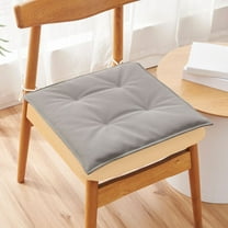 EazyTech Premium Memory Foam Chair Cushion - 17x17in Office Seat Pad for Teens & Adults, Support for Long Sitting, Stain-Resistant Cover, Portable & Multi-Purpose for Home, Office, Floor Gray