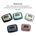 thumbnail image 2 of Podomètre Portable Couleur Aléatoire avec Outil Podomètres Clip LCD Course Marche Randonnée Compteur de Pas Tracker Électrique Outil de Comptage, 2 of 8