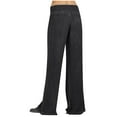 thumbnail image 5 of Aofany Women Casual Trousers Elastic Waist Solid Jeans Loose Wide Leg Long Pants, 5 of 8
