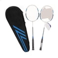 thumbnail image 1 of Badminton Rackets Set, Firm 2 Player Badminton Racquets  For Badminton Game For Outdoors, 1 of 8