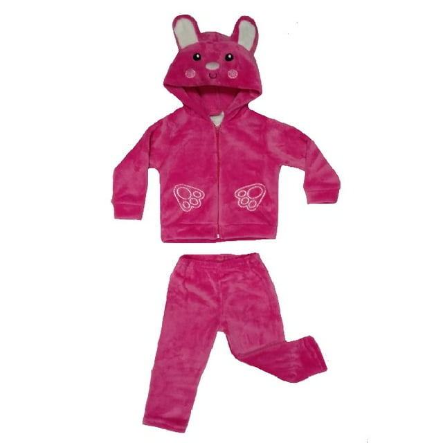 Conjunto Chamarra con Gorro Bordado Kiss Coneja Fiusha Baby Kisses Conjunto2732