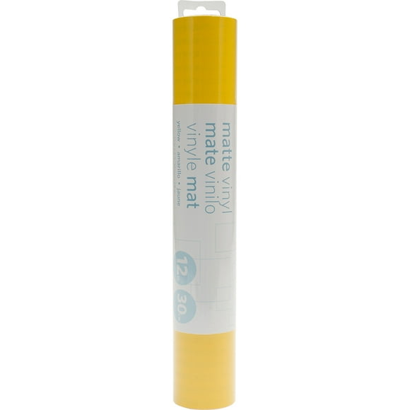 Silhouette Matte Removable Vinyl 12"X6'-Yellow