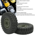 thumbnail image 3 of Roues de Voiture RC, 4 Pcs Pneus RC Durables Forte Adhérence Résistance à l'Usure Professionnelle pour Voiture RC Kaki, Vert, 3 of 7