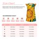 thumbnail image 3 of Balery Vibrant Sunflower Painting Camisón de princesa para niñas, pijama de algodón con mangas abullonadas, suave y bonito.-Medium, 3 of 6