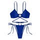 thumbnail image 3 of WILLBEST Traje de Baño Dama conjunto de Bikini de Mujer Tanga Bikini de Dos Piezas Traje de Baño Ajustable Sexy Traje de Baño con Anillo, 3 of 4