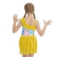 thumbnail image 3 of Ardorlove Girls Swimsuits One Piece with Mesh Skirt (Age 5-12Y) Swimsuit Teen Girls Bathing Suit Quick Dry One Shoulder Ruffle Swimwear, 3 of 6