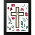 thumbnail image 2 of Villa, Mlli 12x14 Black Modern Framed Museum Art Print Titled - Be Still Cross, 2 of 5