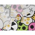 thumbnail image 5 of oneOone Velvet White Fabric Skull Craft Project Decor Fabric Printed By The Yards 58 Inches Wide, 5 of 5