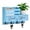 Blue, variant on Wall Mounted Key & Mail Organizer with Drawer, Rustic Entryway Hook Rack Storage