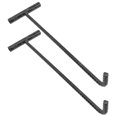 thumbnail image 1 of 2pcs Manhole Cover Lifter Stainless Steel T Hook Pull Hook Manhole Cover Hook Manhole Tool, 1 of 2